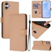 Samsung Galaxy A07 4G Leather Phone Case with Lanyard - Nude Skin Feel - 1