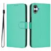 Samsung Galaxy A07 4G Green Leather Phone Case with Lanyard - 2