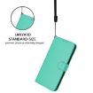 Samsung Galaxy A07 4G Green Leather Phone Case with Lanyard - 6