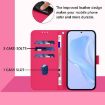 Samsung Galaxy A07 4G Rose Red Leather Phone Case with Lanyard - 8