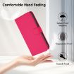 Samsung Galaxy A07 4G Rose Red Leather Phone Case with Lanyard - 9