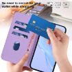 Samsung Galaxy A17 5G Leather Phone Case with Lanyard - Lavender Purple - 5