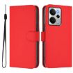 Realme 14 5G/14T 5G Red Leather Phone Case with Lanyard - 2