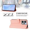 Realme 14 5G/14T 5G Pink Leather Phone Case with Lanyard - 3