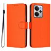 Realme 14 5G/14T 5G Leather Phone Case with Lanyard - Orange - 2
