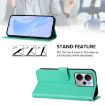 Realme 14 5G/14T 5G Green Leather Phone Case with Lanyard - 3