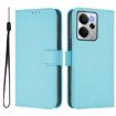 Realme 14 5G/14T 5G Leather Phone Case with Lanyard - Sky Blue - 2