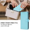 Realme 14 5G/14T 5G Leather Phone Case with Lanyard - Sky Blue - 5