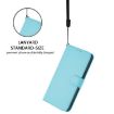 Realme 14 5G/14T 5G Leather Phone Case with Lanyard - Sky Blue - 6