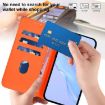 Realme Narzo 80 Pro Orange Leather Phone Case with Lanyard - 7