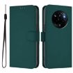 Realme Narzo 80 Pro Dark Green Leather Phone Case with Lanyard - 2