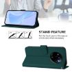 Realme Narzo 80 Pro Dark Green Leather Phone Case with Lanyard - 3