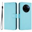 Realme Narzo 80 Pro Sky Blue Leather Phone Case with Lanyard - 2