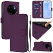 Realme Narzo 80 Pro Violet Leather Phone Case with Lanyard - 1