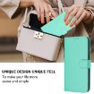 Realme Neo7 Turbo 5G Green Leather Phone Case with Lanyard - 5