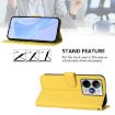 Realme Neo7 Turbo 5G Lemon Yellow Leather Phone Case with Lanyard - 3