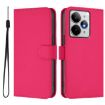 Realme Neo7 Turbo 5G Rose Red Leather Phone Case with Lanyard - 2