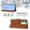 Realme V70 5G/14X Global Brown Leather Phone Case with Lanyard - 3