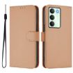 Realme V70 5G/14X Leather Phone Case with Lanyard - Nude Color - 2