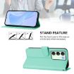 Realme V70 5G/14X Leather Phone Case with Lanyard - Mint Green - 3