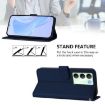 Realme V70 5G/14X Leather Phone Case with Lanyard - Navy Blue - 3