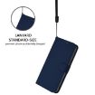 Realme V70 5G/14X Leather Phone Case with Lanyard - Navy Blue - 6