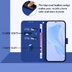 OPPO A5/A3 Pro 5G Leather Phone Case with Lanyard - Dark Blue - 8