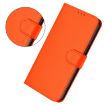 OPPO A5X 4G/5G Leather Phone Case with Lanyard - Orange - 4