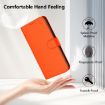 OPPO A5X 4G/5G Leather Phone Case with Lanyard - Orange - 9