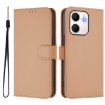 OPPO A5X 4G/5G Leather Phone Case with Lanyard - Nude Color - 2