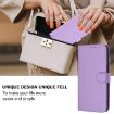 OPPO A5X 4G/5G Leather Phone Case with Lanyard - Lavender Purple - 7
