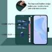 OPPO A5X Leather Phone Case with Lanyard - Dark Green, 4G/5G Global - 8