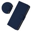 OPPO A5X 4G/5G Leather Phone Case with Lanyard - Navy Blue - 4