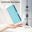 OPPO A5X 4G/5G Leather Phone Case with Lanyard - Sky Blue - 9