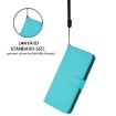 OPPO A5X Leather Phone Case with Lanyard - Lake Blue, 4G/5G Global - 6