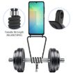 Samsung Galaxy A06 5G Black Silicone Case with Card Bag & Lanyard - 3