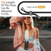 Samsung Galaxy A06 5G Black Silicone Case with Card Bag & Lanyard - 7