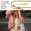 Samsung Galaxy A06 5G Yellow Silicone Case with Card Bag & Lanyard - 7