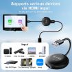 Wireless CarPlay Adapter USB HDMI - Round Silver Auto Adapter - 4