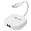 Wireless CarPlay Adapter USB HDMI - Square White Auto Adapter - 1