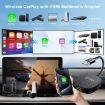 Wireless CarPlay Adapter USB HDMI - Square White Auto Adapter - 3