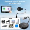 Wireless CarPlay Adapter USB HDMI - Square White Auto Adapter - 4