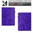 Samsung Galaxy Tab A8 2022 SM-X200 Purple Floral Bird Leather Case - 6