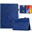 Samsung Galaxy Tab A8 2022 SM-X200 Floral Bird Leather Case Dark Blue - 1