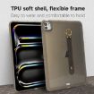 iPad Pro 13 2024 Black Wristband Holder Hybrid TPU Tablet Case - 2