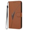 Xiaomi 14 Ultra Brown Leather Phone Case with Triangle Buckle Clasp - 2