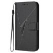 Xiaomi 14 Ultra Black Leather Phone Case with Triangle Buckle Clasp - 2