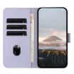Redmi Turbo 4 Pro/Poco F7 Leather Phone Case - Triangle Pattern, Purple - 3