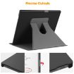 reMarkable Paper Pro Grey Leather Tablet Case - Voltage Holder & Rotation - 5