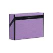 IQOS Series Electronic Cigarette Grooved Leather Storage Box - Purple - 3